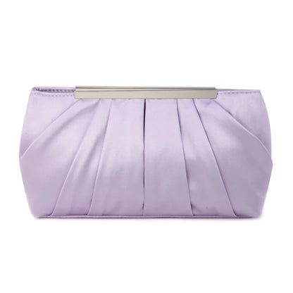 Pleated Handbag for Women Girl Crossbody Bags with Chain Fashion Evening Bag