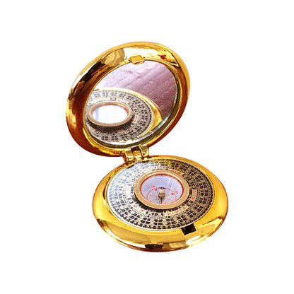 Pocket Feng Shui Compass Luo Pan Tool Dowsing Rod Master Blessed Lucky Mascot Home Decoration Accessories Home Decor