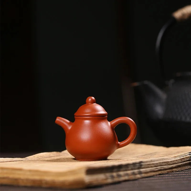 [Pocket] Mini Fingertip Pot Small Yixing Clay Teapot Yixing Play Pot Small Capacity Inverted Teapot Tea Ornaments Tea Table Deco