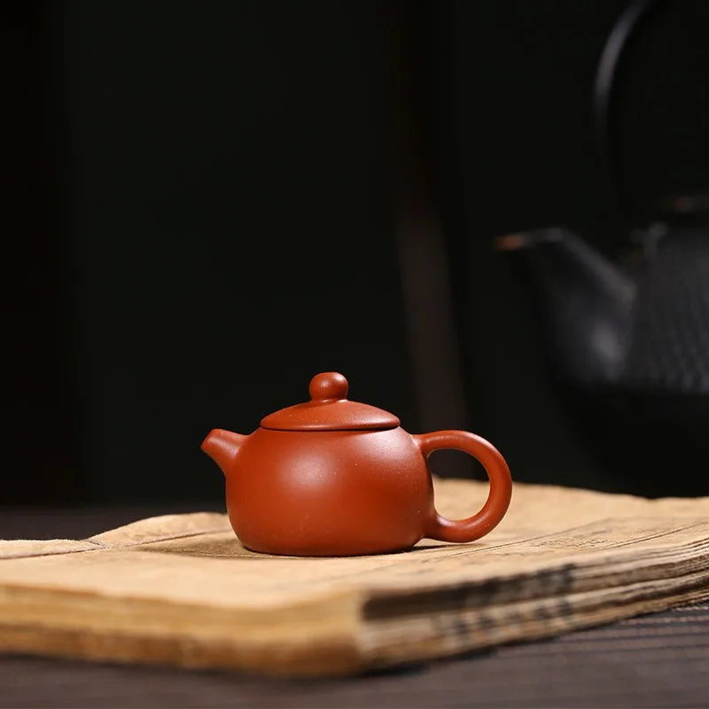 [Pocket] Mini Fingertip Pot Small Yixing Clay Teapot Yixing Play Pot Small Capacity Inverted Teapot Tea Ornaments Tea Table Deco