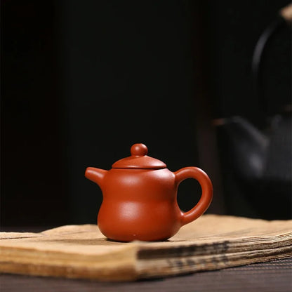 [Pocket] Mini Fingertip Pot Small Yixing Clay Teapot Yixing Play Pot Small Capacity Inverted Teapot Tea Ornaments Tea Table Deco