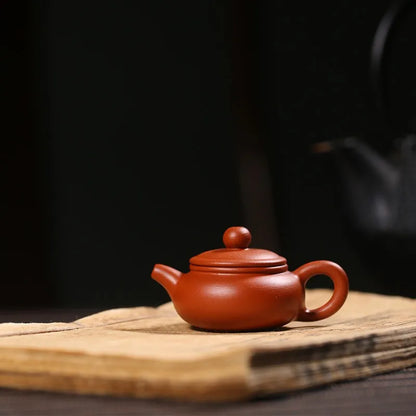 [Pocket] Mini Fingertip Pot Small Yixing Clay Teapot Yixing Play Pot Small Capacity Inverted Teapot Tea Ornaments Tea Table Deco