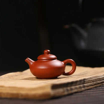 [Pocket] Mini Fingertip Pot Small Yixing Clay Teapot Yixing Play Pot Small Capacity Inverted Teapot Tea Ornaments Tea Table Deco