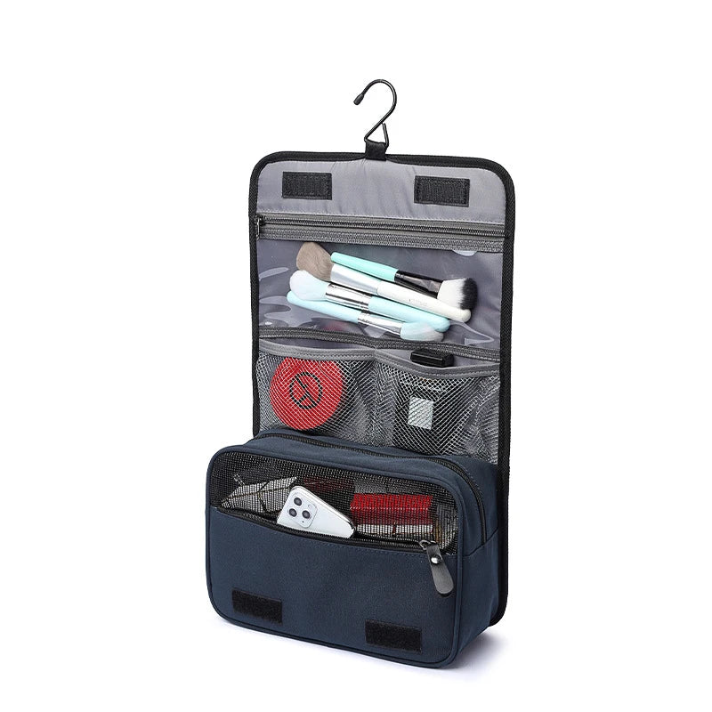Polyester Toiletry Bag Men Waterproof Travel Bag Organizer Clear Makeup case Cosmetic Storage Box Portable Wash Bag