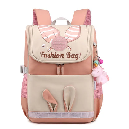 Pony Pendant Children Orthopedic School Bag For Teenage Girls Big Space School Backpack Cute Waterproof Kids Schoolbag Bookbag