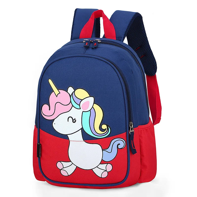 Popular Cartton Unicorn Kids School Backpacks for 2-6 years Kindergarten Toddler Best Nylon Children School Bags for Girls Boys