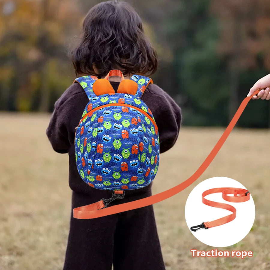 Popular Kindergarten Children Mochilas Escolares School Accessories Cute Cartoon Anti Loss Kids Shell Backpack School Bags