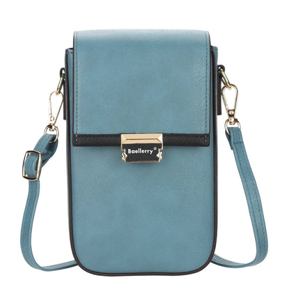 Popular New Women's Shoulder Bags Large Capacity Multiple Card Slots Leather Crossbody Bag for Lady Mini Women Phone Bag