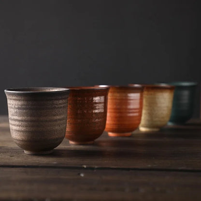 Porcelain Coffee Cup Ceramic Personal Single Pottery Tea Cups Drinkware Wine Mug Water Mugs Japanese Style  Gift Wholesale