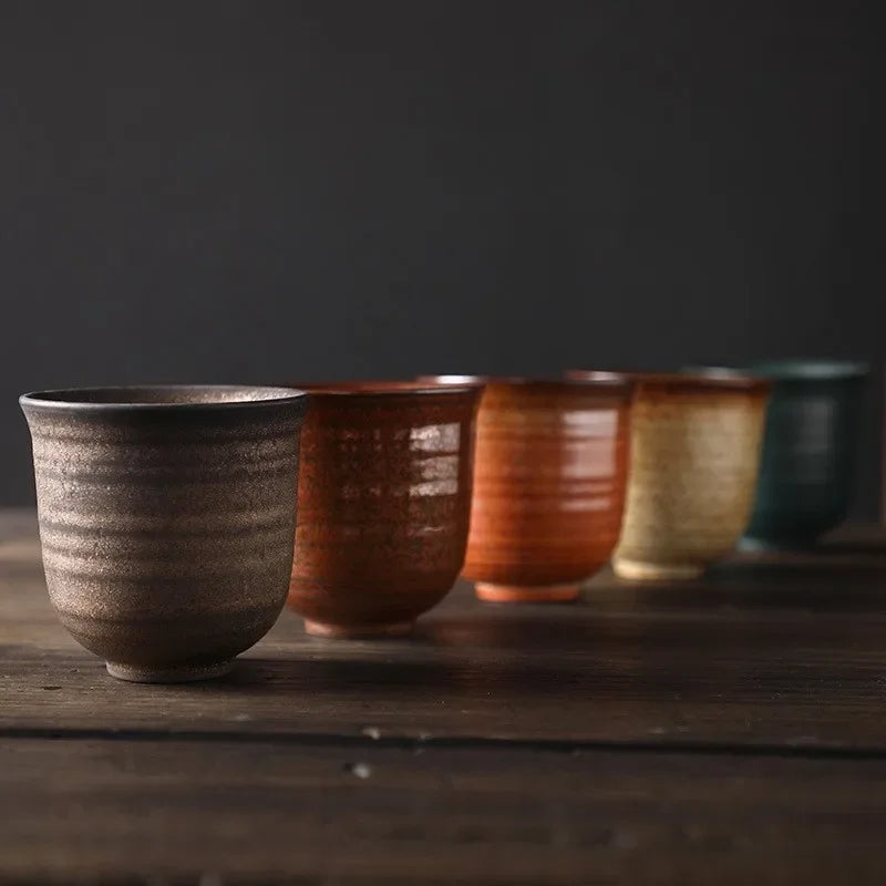 Porcelain Coffee Cup Ceramic Personal Single Pottery Tea Cups Drinkware Wine Mug Water Mugs Japanese Style  Gift Wholesale