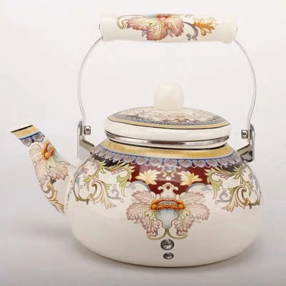 Porcelain Enamels Teapot Kettle Coffee Milk Teapot Medicine Pot Induction Cooking Gas Universal Household