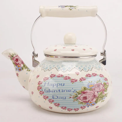 Porcelain Enamels Teapot Kettle Coffee Milk Teapot Medicine Pot Induction Cooking Gas Universal Household
