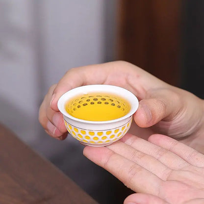 Porcelain Service Gaiwan Tea Cups Mug of Tea Ceremony Teapot Chinese Portable Kung Fu Travel Tea Set, Ceramic Teacup Drinkware