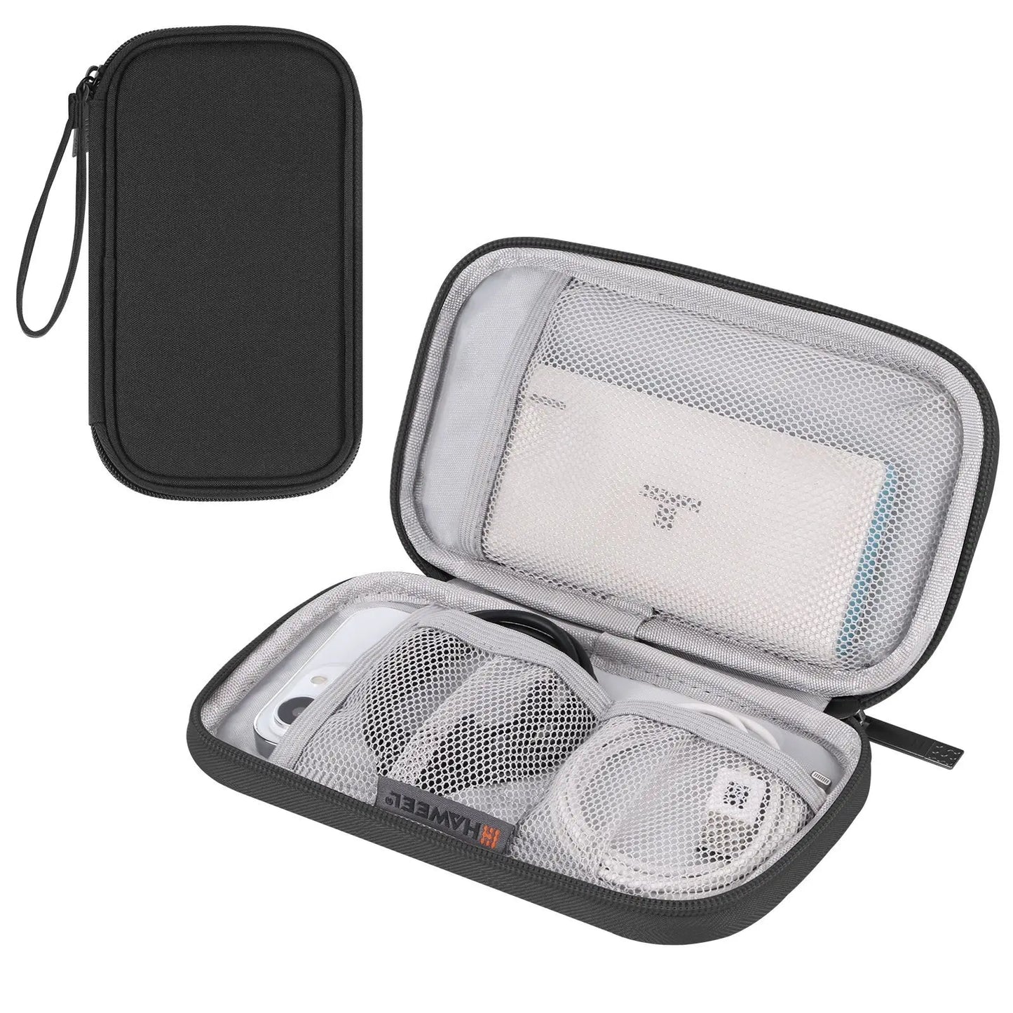Portable Cable Winder Organizer Waterproof Storage Bag for Power Bank Digital Cable Case Earphone Oxford Cloth Earphone Case