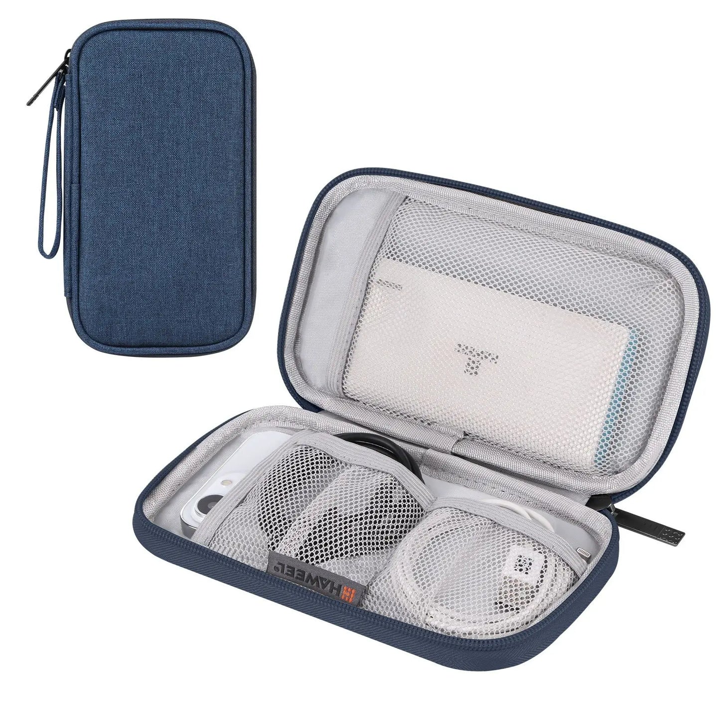 Portable Cable Winder Organizer Waterproof Storage Bag for Power Bank Digital Cable Case Earphone Oxford Cloth Earphone Case