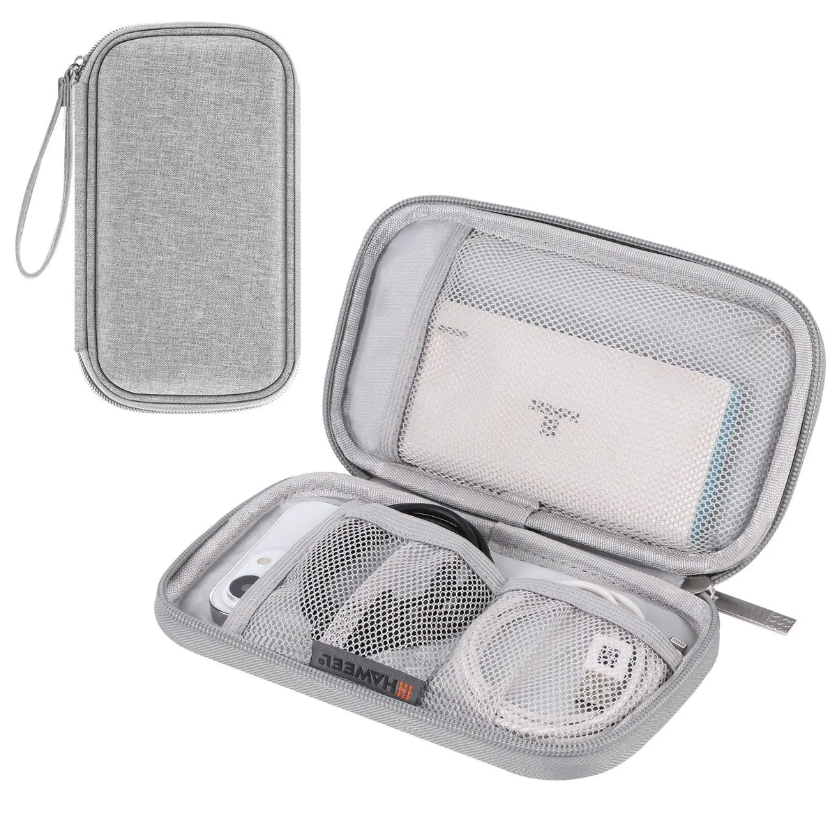 Portable Cable Winder Organizer Waterproof Storage Bag for Power Bank Digital Cable Case Earphone Oxford Cloth Earphone Case