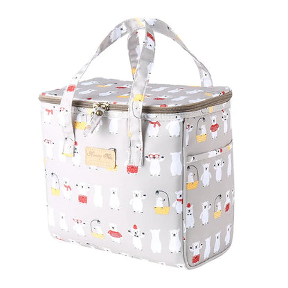 Portable Cans Camping Thermal Cooler Bag For Food drinks Lunch Bag Waterproof travel Picnic Insulated Bag Lunch Box Refrigerator