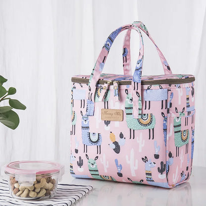 Portable Cans Camping Thermal Cooler Bag For Food drinks Lunch Bag Waterproof travel Picnic Insulated Bag Lunch Box Refrigerator