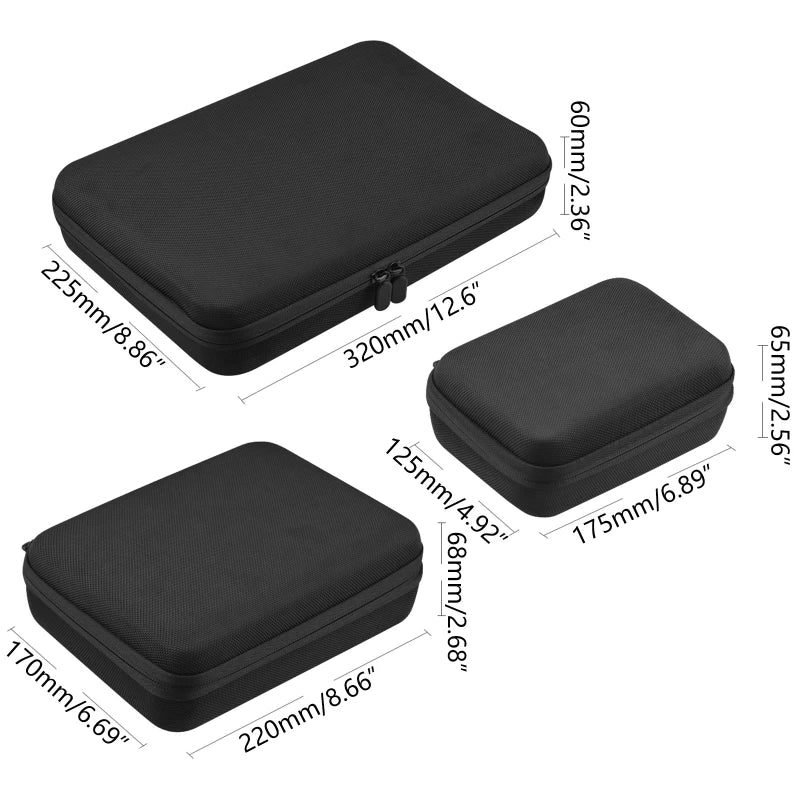 Portable Carry Case Small Medium Large Size Anti-shock Storage Bag For GoPro- Hero 9 Action Camera Handbag Hard Shell Box