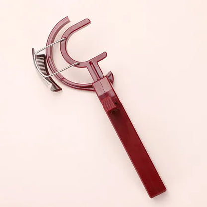 Portable Gaiwan Lid Clip Heat Insulation Tea Kettle Cover Fork with PVC Handle Tea Tools for Kung Fu Service Ceremony Accessory