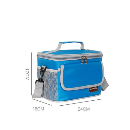 Portable Insulated Bags Women Men Waterproof and Leakproof Cooler Fridge EVA 6L Thermal Lunch Food Picnic Outdoor Bento Bag Work