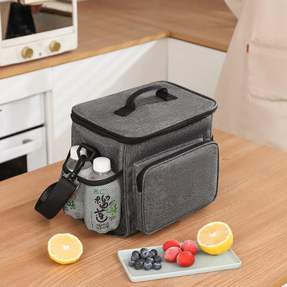 Portable Lunch Bag Outdoor Thermal cooler bag for beer Insulated Tote Cooler Handbag Bento Pouch School Picnic Food Storage Bags