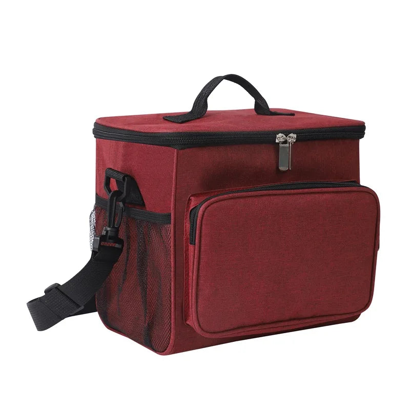 Portable Lunch Bag Outdoor Thermal cooler bag for beer Insulated Tote Cooler Handbag Bento Pouch School Picnic Food Storage Bags