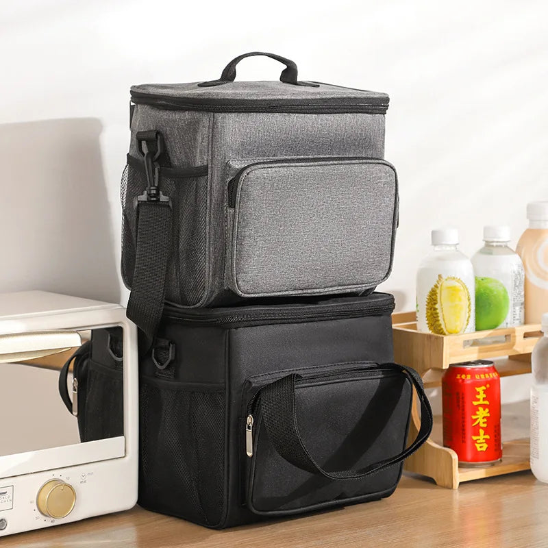 Portable Lunch Bag Outdoor Thermal cooler bag for beer Insulated Tote Cooler Handbag Bento Pouch School Picnic Food Storage Bags