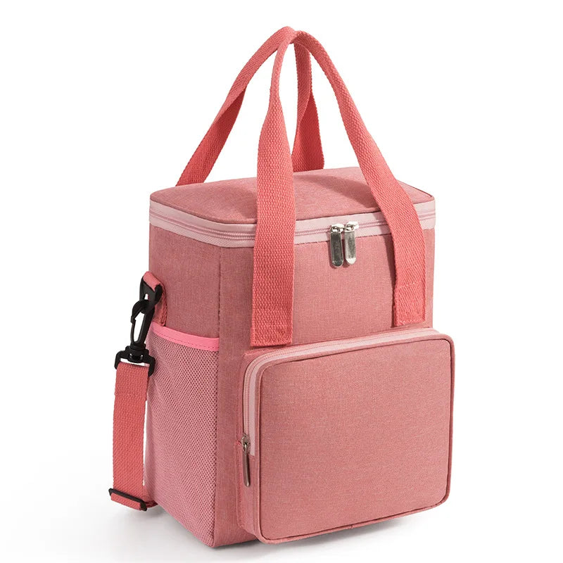 Portable Lunch Bag Travel Beach Beer Leakproof Food Storage Thermal cooler bag Insulated Freezer Bag Drink Camping Picnic Bag