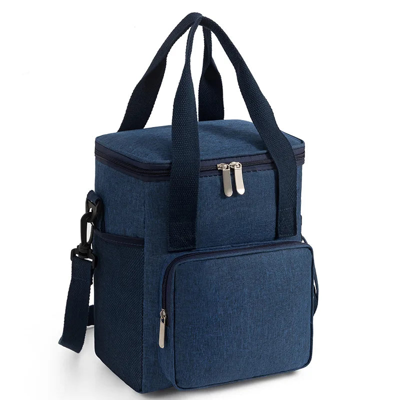Portable Lunch Bag Travel Beach Beer Leakproof Food Storage Thermal cooler bag Insulated Freezer Bag Drink Camping Picnic Bag