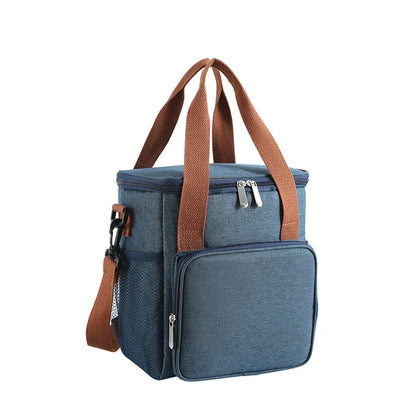 Portable Lunch Bag Travel Beach Beer Leakproof Food Storage Thermal cooler bag Insulated Freezer Bag Drink Camping Picnic Bag
