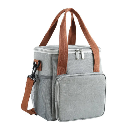 Portable Lunch Bag Travel Beach Beer Leakproof Food Storage Thermal cooler bag Insulated Freezer Bag Drink Camping Picnic Bag