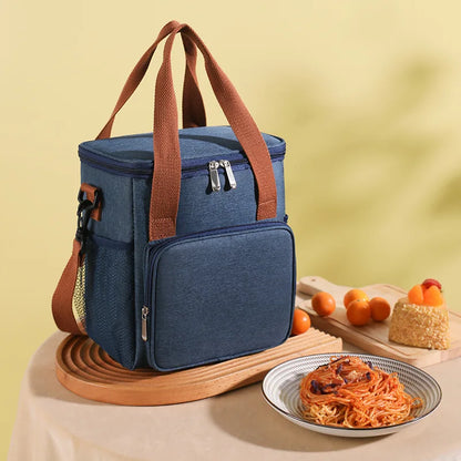 Portable Lunch Bag Travel Beach Beer Leakproof Food Storage Thermal cooler bag Insulated Freezer Bag Drink Camping Picnic Bag