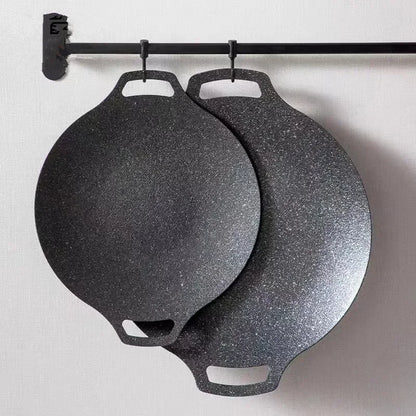 Portable Outdoor Camping Non-stick Pan Kitchen Bakeware Oil Frying Baking Pan Multi-purpose Induction Cooker for Household Tools