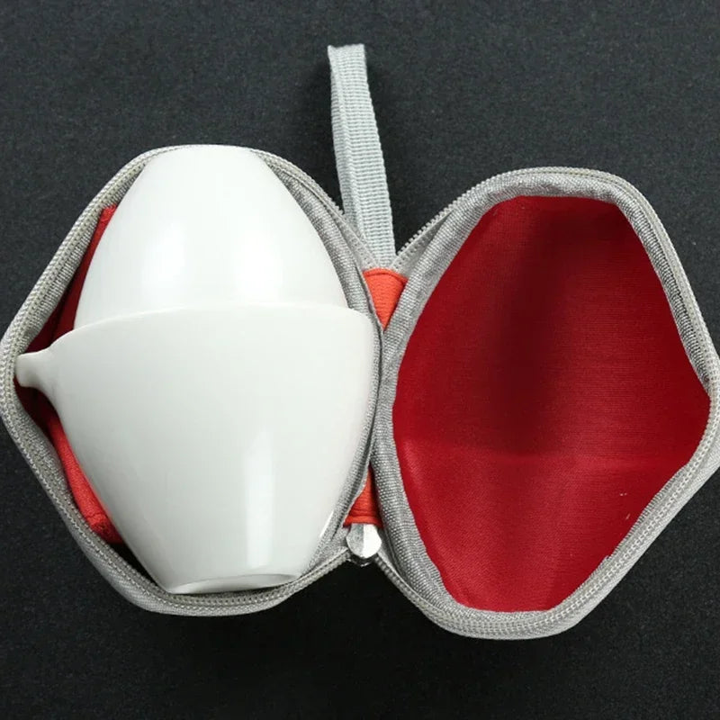 Portable Outdoor Travel Coffee Tea set Teaware With Storage Bag Teapot Teacup Chinese Kung Fu Tea Sets Kettle Coffee Drinkware