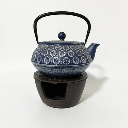 Portable Small Cast Iron Stove Grill Charcoal BBQ Grill TableTop BBQ Retro Tea Oven Heating Stove Holder Teapot Base