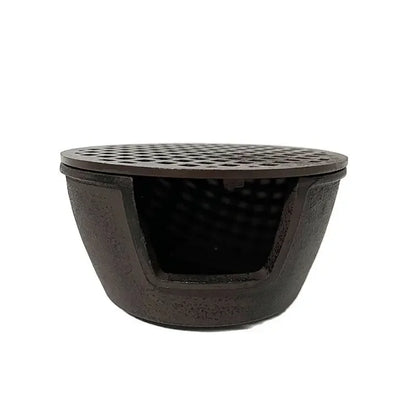 Portable Small Cast Iron Stove Grill Charcoal BBQ Grill TableTop BBQ Retro Tea Oven Heating Stove Holder Teapot Base