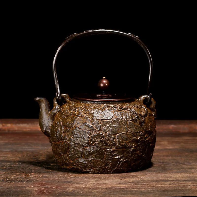 Portable Tea Pot Japanese Iron Teapot for Brewing Tea Vintage Teapots To Boil Water Kung Fu Water Jug Puer Oolong Yixing Teapot