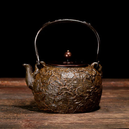 Portable Tea Pot Japanese Iron Teapot for Brewing Tea Vintage Teapots To Boil Water Kung Fu Water Jug Puer Oolong Yixing Teapot