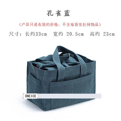 Portable Teapot Cloth for Car, Tea Cozies, Car Tea Box Storage, Fabric Cup Bag, Outdoor Portable Bags