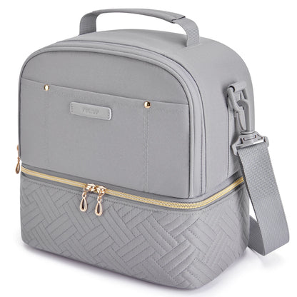 Portable Thermal Lunch Bag Food Box Durable Waterproof Office Cooler Lunch Box Ice Insulated Case Camping Oxford Dinner Bag