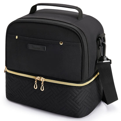 Portable Thermal Lunch Bag Food Box Durable Waterproof Office Cooler Lunch Box Ice Insulated Case Camping Oxford Dinner Bag