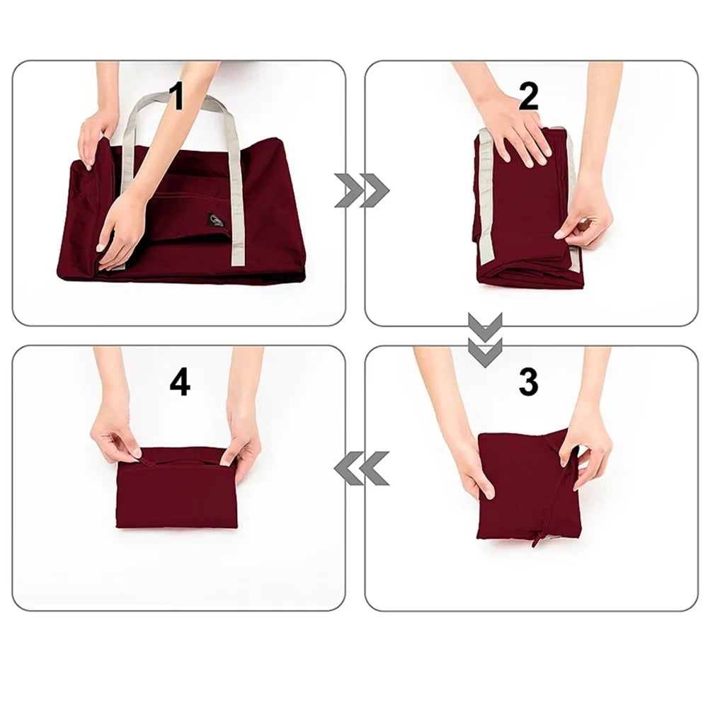 Portable Travel Bag Women Handbags Luggage Foldable Gadgets Organizer Large Capacity Holiday Traveler Accessories Storage Tote