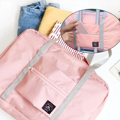 Portable Travel Bag Women Handbags Luggage Foldable Gadgets Organizer Large Capacity Holiday Traveler Accessories Storage Tote