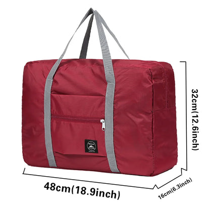 Portable Travel Bag Women Handbags Luggage Foldable Gadgets Organizer Large Capacity Holiday Traveler Accessories Storage Tote