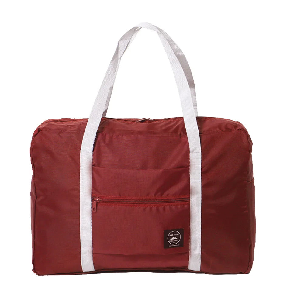 Portable Travel Bag Women Handbags Luggage Foldable Gadgets Organizer Large Capacity Holiday Traveler Accessories Storage Tote