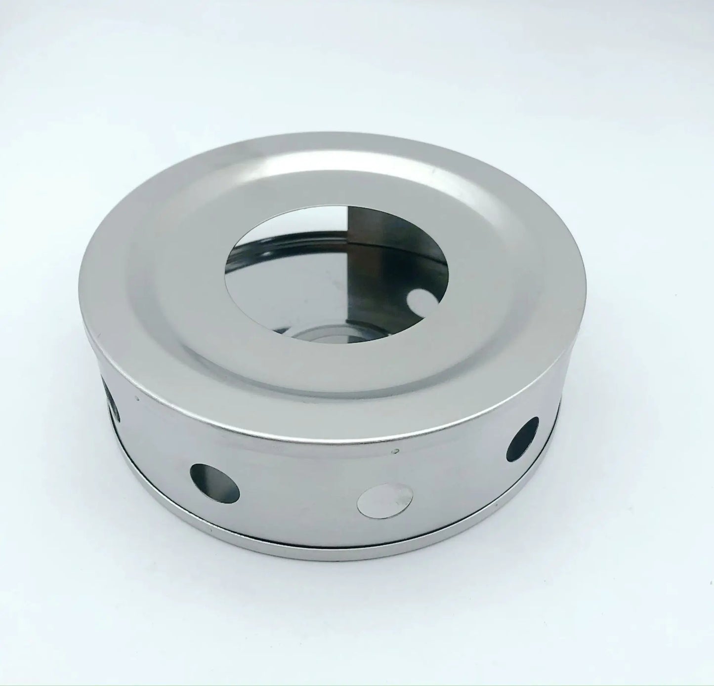 Portable Warmer Tea Holder Durable Stainless Steel Candle Warmer Tea Light Holder Trivets Coffee Warmer Heating Base Teapot Hold