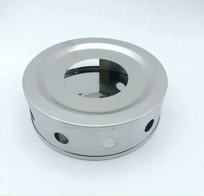 Portable Warmer Tea Holder Durable Stainless Steel Candle Warmer Tea Light Holder Trivets Coffee Warmer Heating Base Teapot Hold