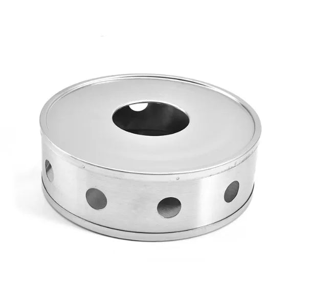 Portable Warmer Tea Holder Durable Stainless Steel Candle Warmer Tea Light Holder Trivets Coffee Warmer Heating Base Teapot Hold