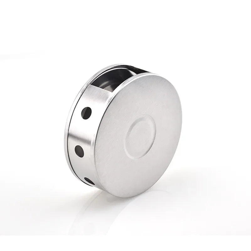 Portable Warmer Tea Holder Durable Stainless Steel Candle Warmer Tea Light Holder Trivets Coffee Warmer Heating Base Teapot Hold